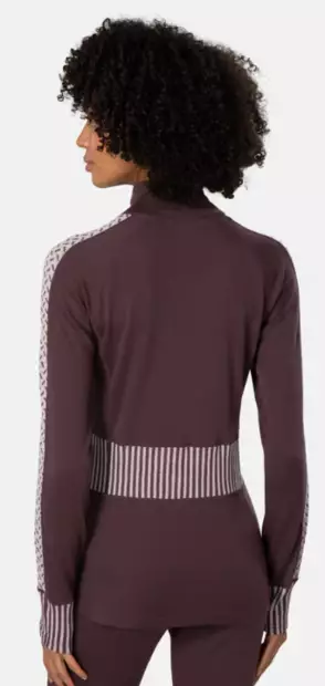 Kari Traa Ines Half Zip naisten merinovillapaita tumma luumu - Naisten väli- ja alusasut - 70486532926 - 2