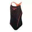 Speedo Medley Logo Medalist lasten uimapuku black/siren red - Lasten uima-asut ja uimahousut - 50537447036 - 1