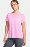 Under Armour Tech SSV naisten treenipaita pinkki - Naisten treenivaatteet - 1977770766 - 1