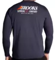 Brooks Distance Graphic LS miesten paita sininen - Miesten juoksuvaatteet - 1953941896 - 2