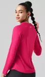 Casall Essential Long Sleeve naisten treenipaita pinkki - Naisten treenivaatteet - 24202-566 - 2