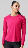 Casall Essential Long Sleeve naisten treenipaita pinkki - Naisten treenivaatteet - 24202-566 - 1
