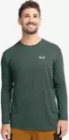 Jack Wolfskin Prelight Suncool LS miesten treenipaita vihreä - Miesten treenivaatteet - 40648867206 - 1