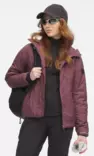 Twentyfour Aurora Thermo naisten kevytvanutakki cocoa - Naisten takit ja puvut - 70728167346 - 1
