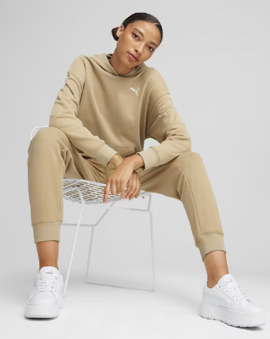 Puma Loungewear TR Suit naisten collegeasu beige - Naisten takit ja puvut - 40996855696 - 1