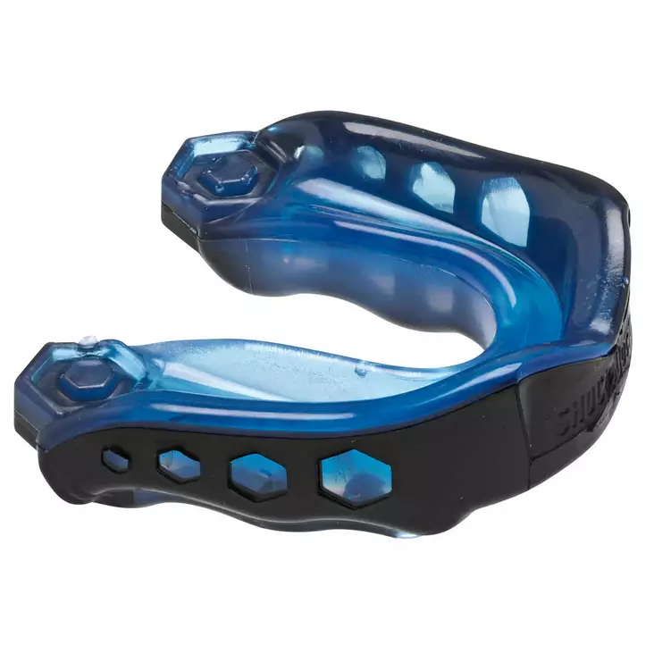 Shock Doctor hammassuoja Gel Max YTH sininen/musta - Alasuojat, kaulasuojat ja muut suojat - 733313014456 - 1