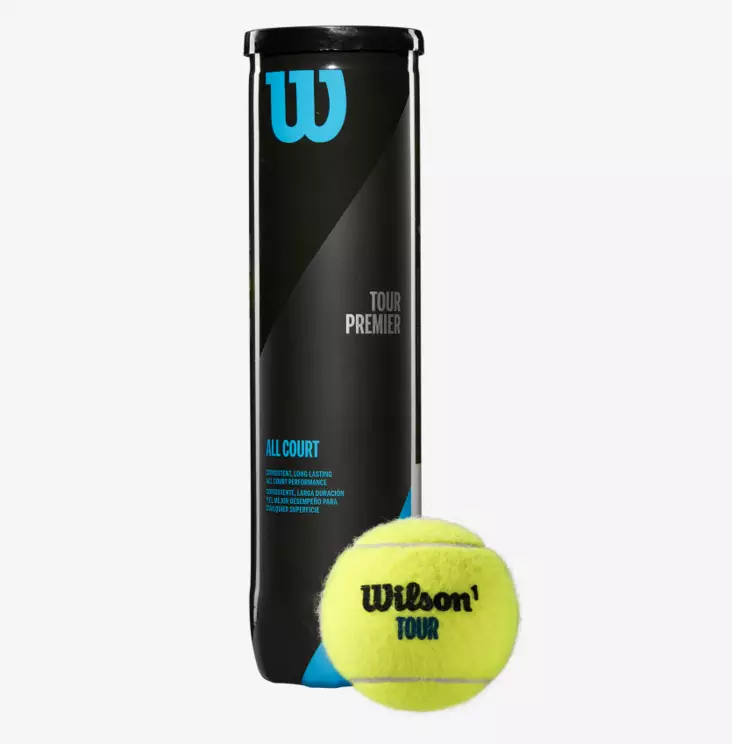 Wilson Tour Premier tennispallot 4kpl - Tennis ja Padel - 887768774936 - 1