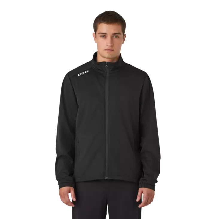 CCM Rink Suit Jacket tuulitakki musta - Jääkiekko seuratekstiilit - 19152087926 - 1