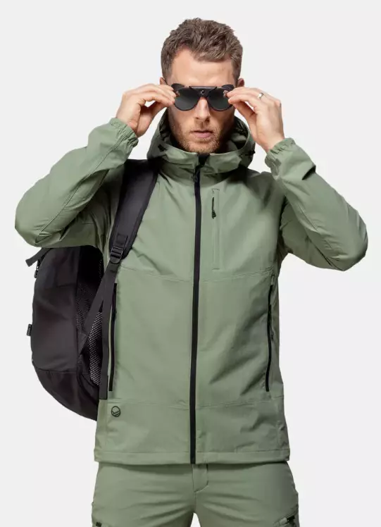 Halti Pallas Evo Hooded miesten ulkoilutakki vihreä - Miesten urheilutakit ja puvut - 64385195726 - 1