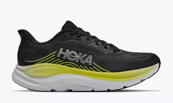 Hoka Clifton 11 juoksukengät musta/keltainen - Miesten juoksukengät - 1986059376 - 1
