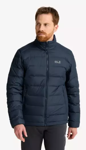 Jack Wolfskin Wild Pass Down miesten kevytuntuvatakki tummansininen - Miesten urheilutakit ja puvut - 40648867586 - 1