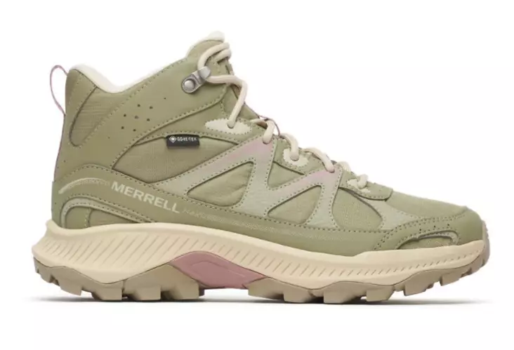 Merrell Tempo EXP Active Mid GTX naisten ulkoilukengät oliivi - Naisten kävelykengät - J00005506 - 1