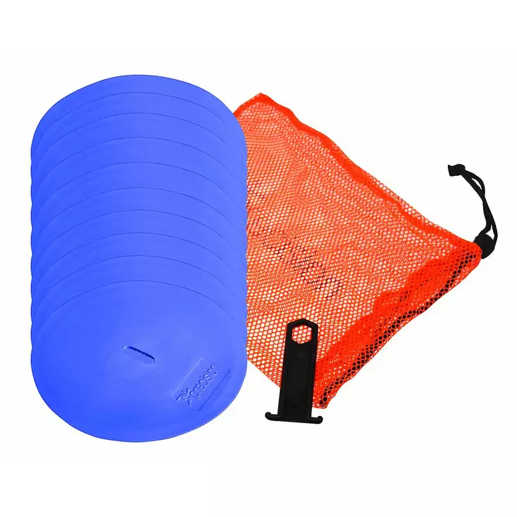 Precision merkkilevy ohut 10kpl sininen - Jalkapallotarvikkeet- ja asusteet - 5027535183706 - 1