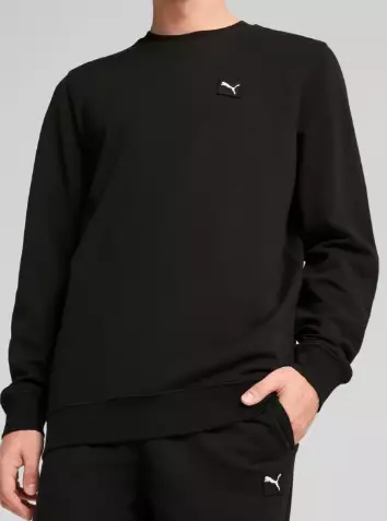 Puma ESS Elevated Crew miesten college musta - Miesten urheilupaidat ja hupparit - 40679833276 - 1