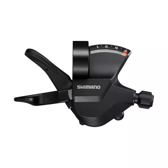 SHIMANO Vaihdevipu SL-M315-7R 7-vaihteinen RAPIDFIRE PLUS Kiinnityspanta Optisella vaihdenäytöllä - Pyörän vaihteisto - 4550170447526 - 1