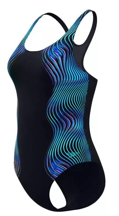 Speedo Print Medalist naisten uimapuku musta - Naisten uima-asut - 50599379956 - 1