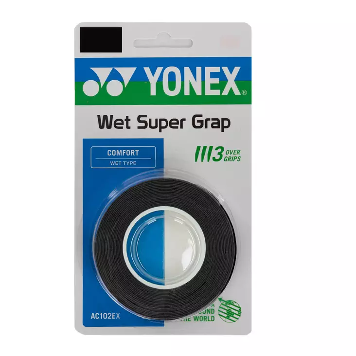 Yonex Wet Super Grap mailagrippi 3kpl m - Sulkapallo - 4930379385056 - 1