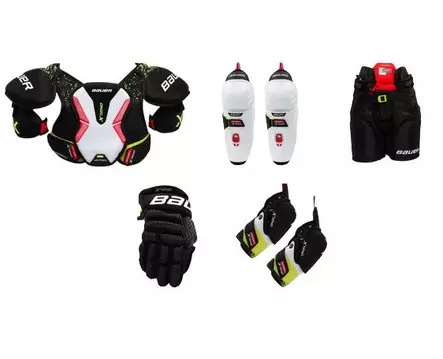 Bauer Vapor Xtend suojasetti YTH - Jääkiekkohanskat - 688698538267 - 1
