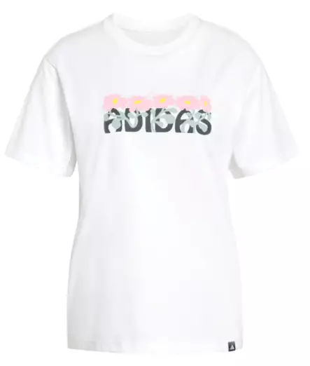 Adidas Soft Side Tee naisten t-paita valkoinen - Naisten t-paidat ja topit - KA5097 - 1