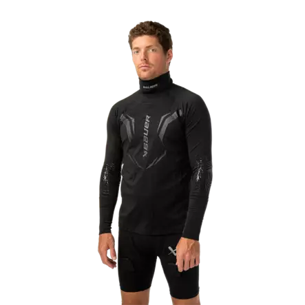 Bauer Performance Pro Neckwrist Protect SR aluspaita Aluspaita jääkiekkoon, jossa valmiiksi integroituna kaulasuoja ja ranneviiltosuojat - Suojavarusteet jääkiekkoon - 41-41-68869879257 - 2