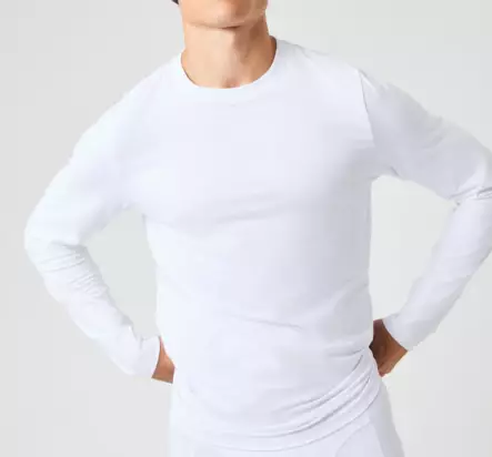 Björn Borg 2-pack Slim Long Sleeve T-Shirt paitapaketti valkoinen - Miesten urheilupaidat ja hupparit - 10004987 - 1