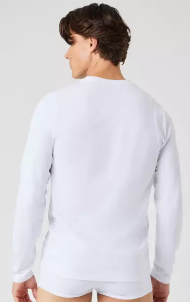 Björn Borg 2-pack Slim Long Sleeve T-Shirt paitapaketti valkoinen - Miesten urheilupaidat ja hupparit - 10004987 - 2