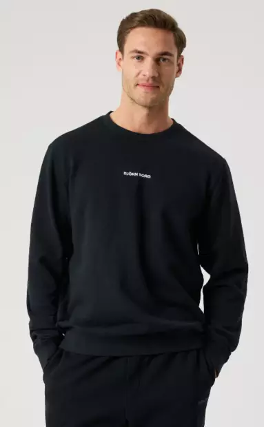 Björn Borg Borg Classic Sweatshirt miesten collegepaita musta - Miesten urheilupaidat ja hupparit - 73214657197 - 1