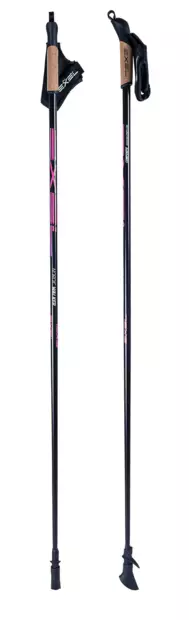 Exel Nordic Walker Evo sauvakävelysauvat black/pink - Sauvakävely - 643825113557 - 1