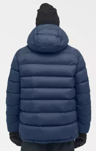 Haglöfs Rosson Down Hood miesten untuvatakki tummansininen - Miesten urheilutakit ja puvut - 73188418367 - 2