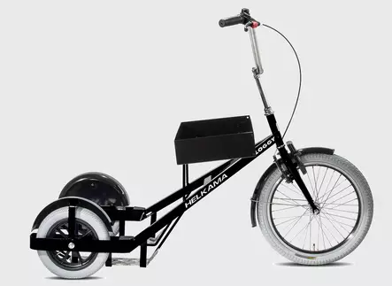 Helkama Loggy teollisuuspotkulauta musta - Kaupunkipyörät - 6417492002797 - 1