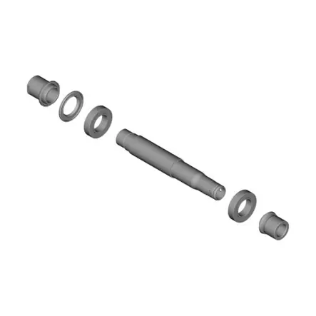 Shimano FH-MT410-B napa-akseli täydellinen - Pyörän renkaat ja kiekot - 4550170876227 - 1