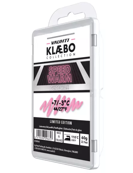 Vauhti Klaebo Speed Warm luistovaha 60g +7..-3 - Luistovahat - 6419696096657 - 1