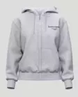 Björn Borg Essential 1 Zip Hoodie naisten hupparitakki harmaa - Naisten urheilupaidat ja hupparit - 73214659457 - 1