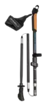 Exel Nordic Walker Foldable Alu Evo sauvakävelysauvat black/cyan - Sauvakävely - 6438251135587 - 1