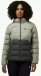 Jack Wolfskin Ather Down Hoody naisten kevytuntuvatakki vihreä - Naisten takit ja puvut - 40648863427 - 1