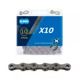 KMC ketju 10v X10 harmaa 114L - Pyörän vaihteisto - 4715575897547 - 1