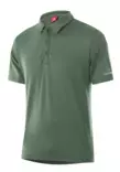 Löffler Poloshirt Tencel miesten pikee vihreä - Miesten t-paidat - 24719-327 - 1