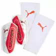 Puma Ultra Flex Sleeve säärisuojat valkoinen/punainen - Jalkapallotarvikkeet- ja asusteet - 407003343787 - 1