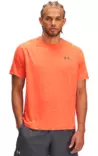 Under Armour Tech Textured SS miesten treenipaita oranssinpunainen - Miesten treenivaatteet - 1382796-847 - 1