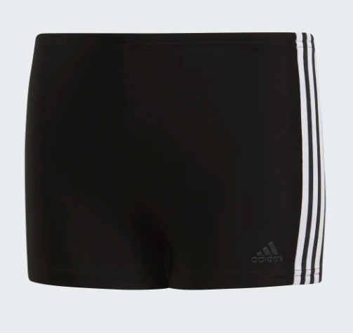 Adidas poikien uimabokserit FIT BX 3S musta/valkoinen - Lasten uima-asut ja uimahousut - 40605151307 - 1