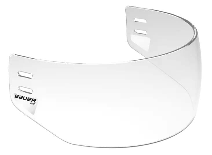 Bauer Pro Straight Med kypärän visiiri - Jääkiekkokypärän visiirit ja -tarvikkeet - 688698243567 - 1