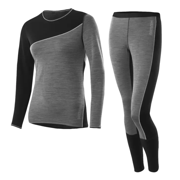 Löffler Set Transtex Merino naisten kerrasto musta/valkoinen - Naisten väli- ja alusasut - 90060637917 - 1