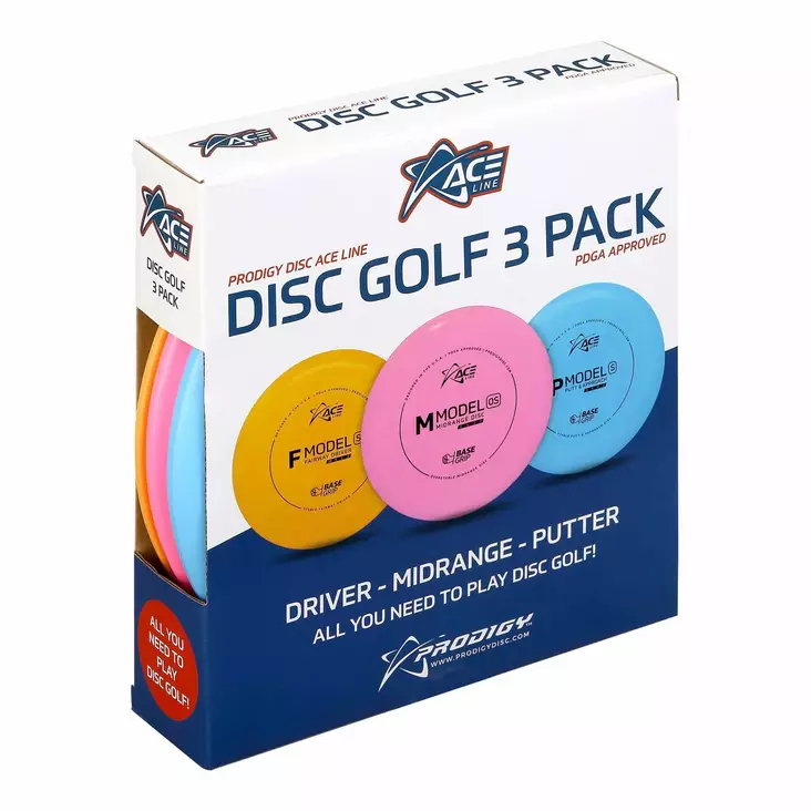 Prodigy Ace 3-pack aloitussetti - Frisbeegolf - 651137577097 - 1