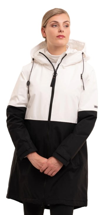 Torstai Trento naisten kevytvanutakki musta/valkoinen - Naisten takit ja puvut - 64385227617 - 1