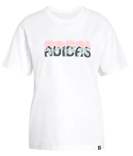 Adidas Soft Side Tee naisten t-paita valkoinen - Naisten t-paidat ja topit - KA5097 - 1