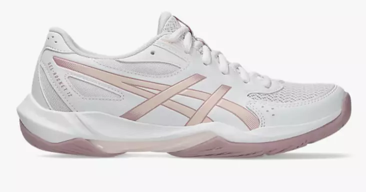 Asics Gel-Rocket 12 sisäpelikengät valkoinen/pinkki - Naisten sisäpeli ja treenikengät - 45716333757 - 1