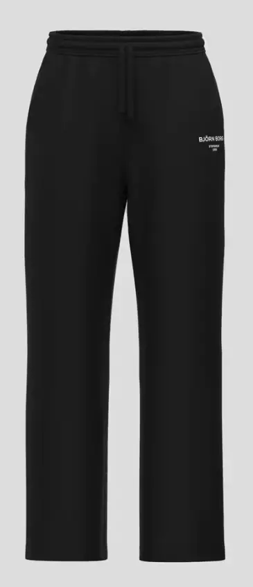 Björn Borg Essential 1 Straight Sweatpants naisten collegehousut musta - Naisten urheiluhousut - 73214659537 - 1