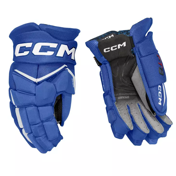 CCM Jetspeed FT8 SR jääkiekkohanskat sininen/valkoinen - Jääkiekkohanskat - 68397801907 - 1