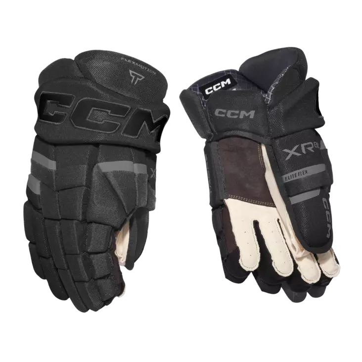 CCM Tacks XR80 SR jääkiekkohanskat musta/tummanharmaa - Jääkiekkohanskat - 68397836767 - 1