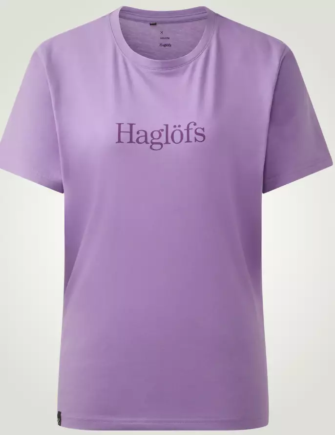 Haglöfs Outsiders Tee naisten t-paita purple - Naisten t-paidat ja topit - 607664-4Q7 - 1
